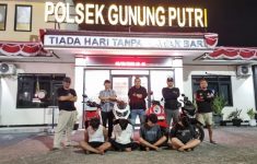 Sindikat Curanmor di Gunung Putri Dibongkar, Penadah dan Pelaku Pencurian Ditangkap